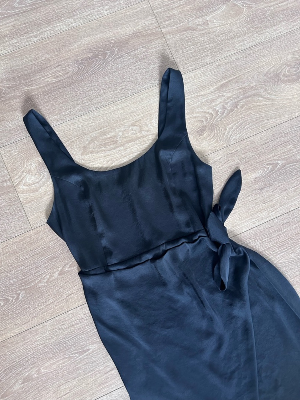 Wilfred Black Satin Saturn Dress